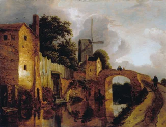 Kanaal met Brug
